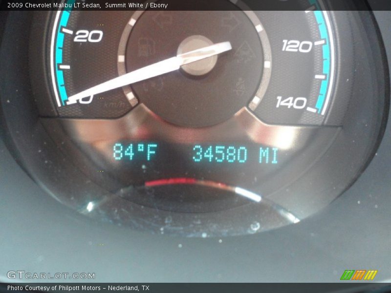 Summit White / Ebony 2009 Chevrolet Malibu LT Sedan