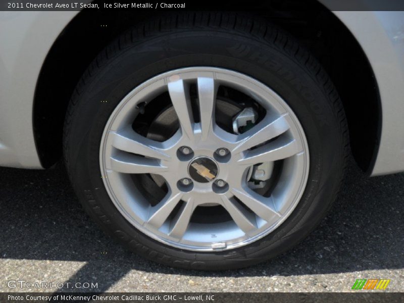 Ice Silver Metallic / Charcoal 2011 Chevrolet Aveo LT Sedan