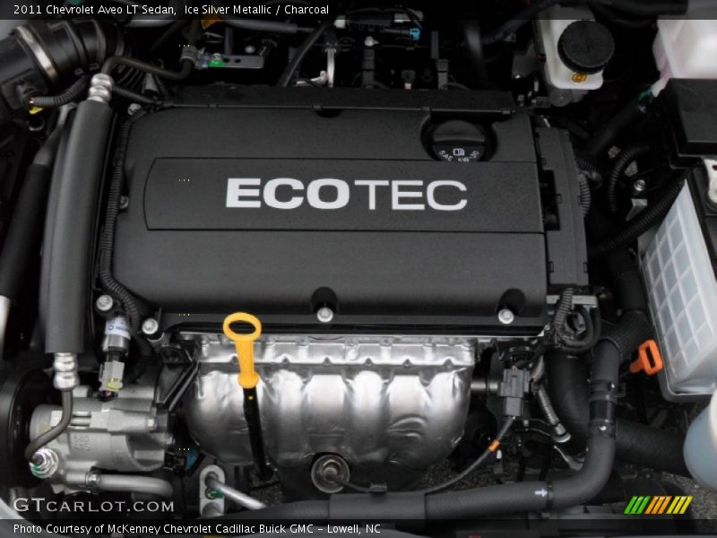 Ice Silver Metallic / Charcoal 2011 Chevrolet Aveo LT Sedan