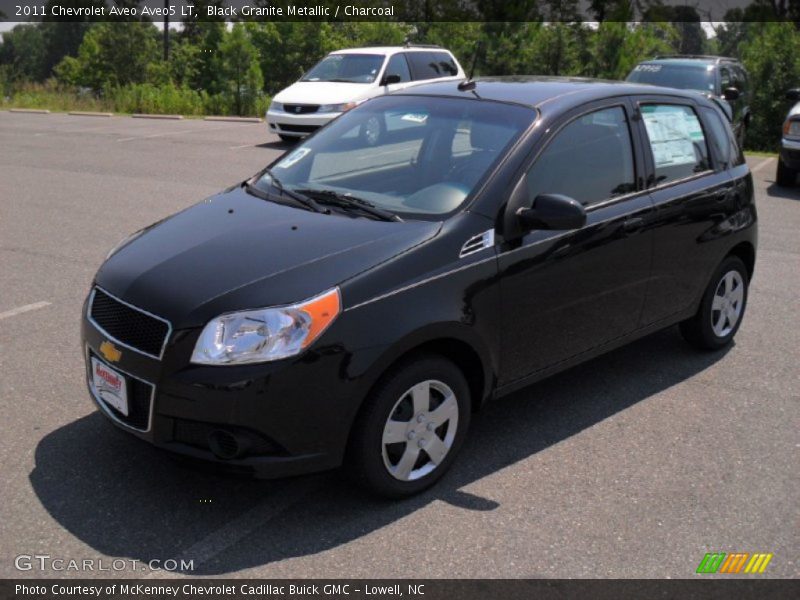 Black Granite Metallic / Charcoal 2011 Chevrolet Aveo Aveo5 LT