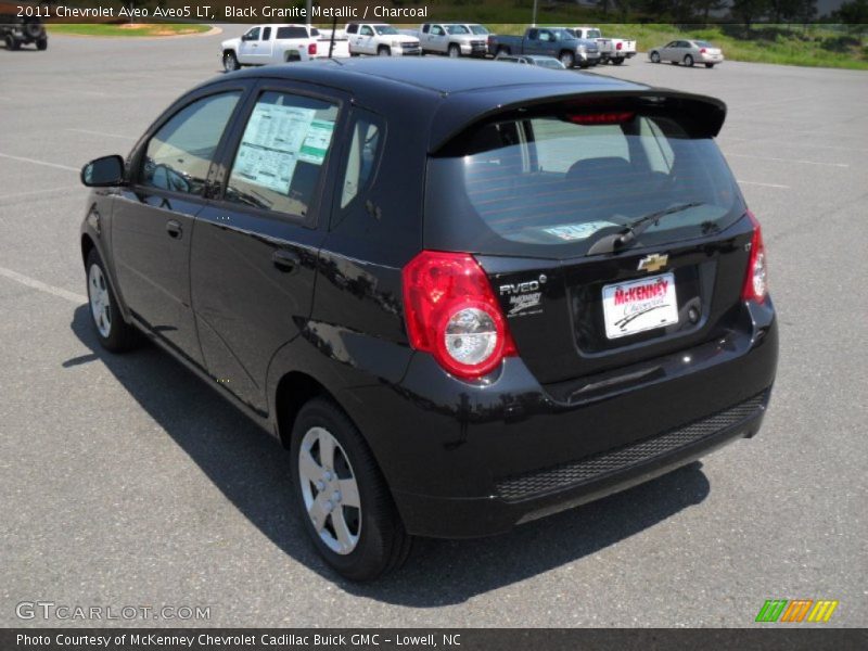 Black Granite Metallic / Charcoal 2011 Chevrolet Aveo Aveo5 LT
