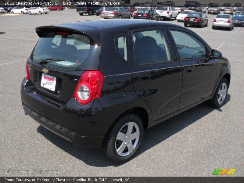Black Granite Metallic / Charcoal 2011 Chevrolet Aveo Aveo5 LT