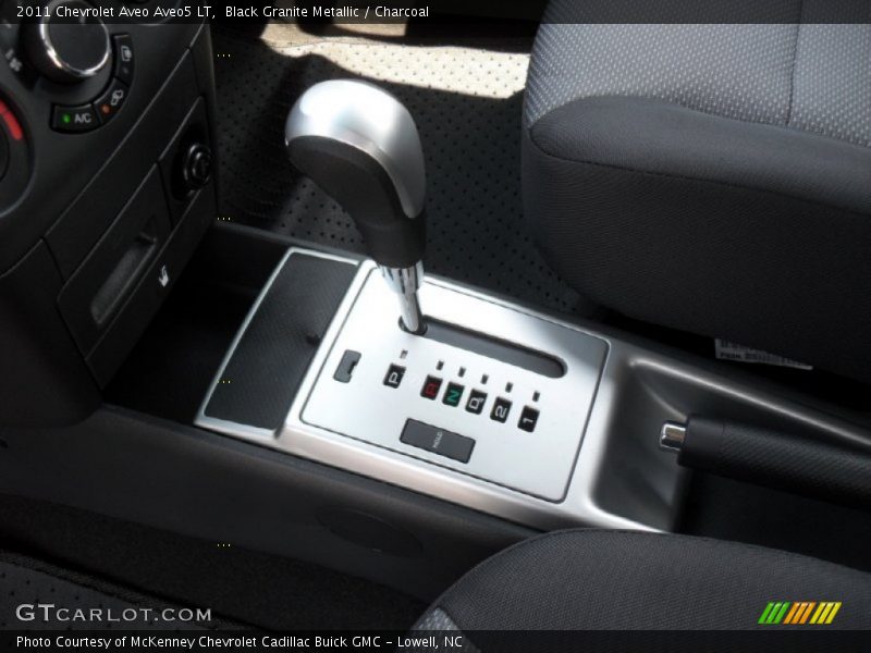 Black Granite Metallic / Charcoal 2011 Chevrolet Aveo Aveo5 LT