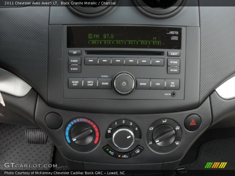 Black Granite Metallic / Charcoal 2011 Chevrolet Aveo Aveo5 LT