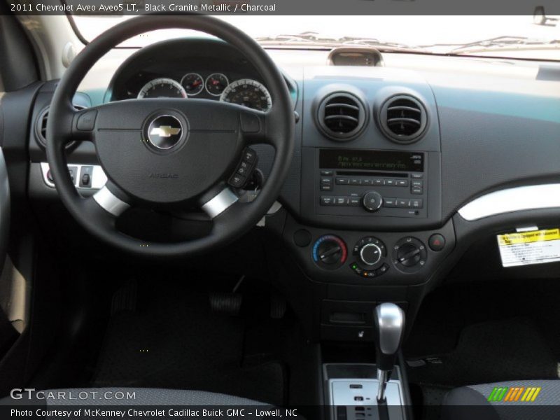 Black Granite Metallic / Charcoal 2011 Chevrolet Aveo Aveo5 LT