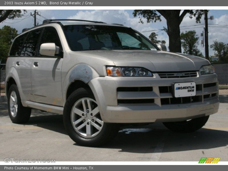 Blond Gray Metallic / Gray 2003 Isuzu Axiom S 2WD
