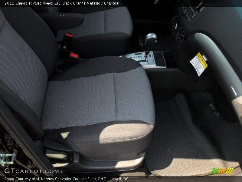Black Granite Metallic / Charcoal 2011 Chevrolet Aveo Aveo5 LT