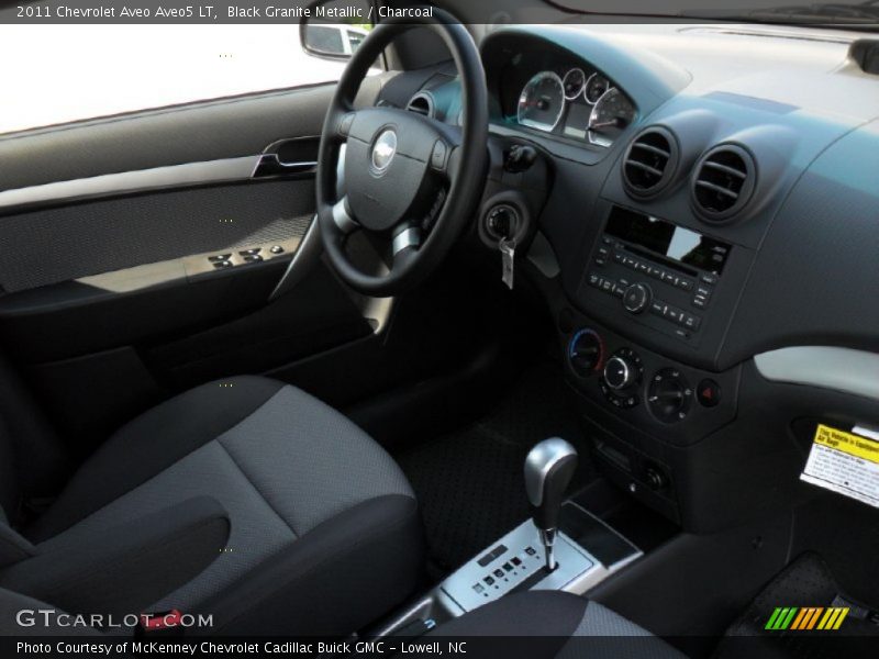 Black Granite Metallic / Charcoal 2011 Chevrolet Aveo Aveo5 LT