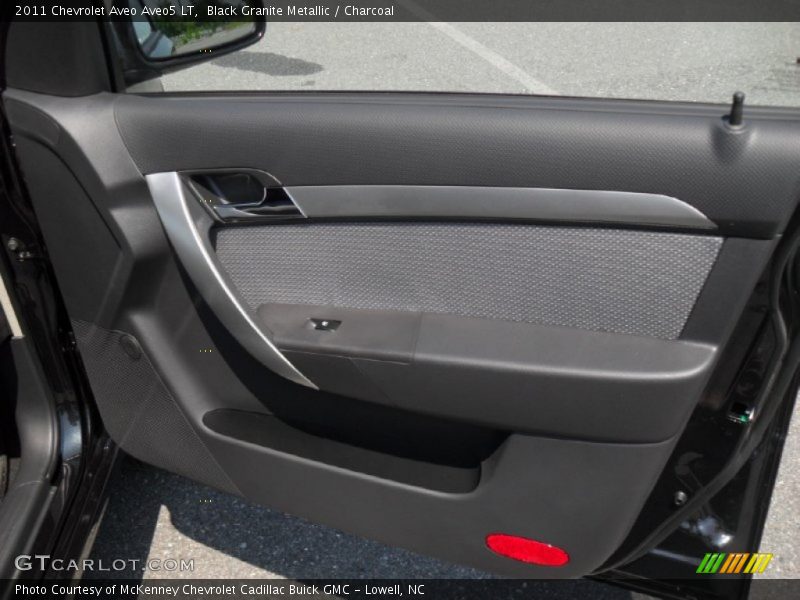 Black Granite Metallic / Charcoal 2011 Chevrolet Aveo Aveo5 LT