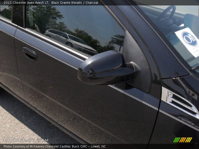Black Granite Metallic / Charcoal 2011 Chevrolet Aveo Aveo5 LT
