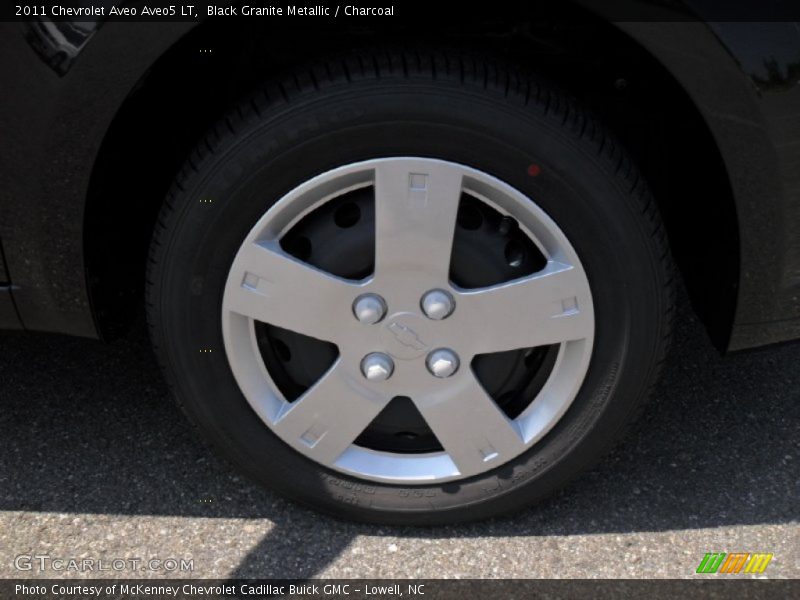 Black Granite Metallic / Charcoal 2011 Chevrolet Aveo Aveo5 LT