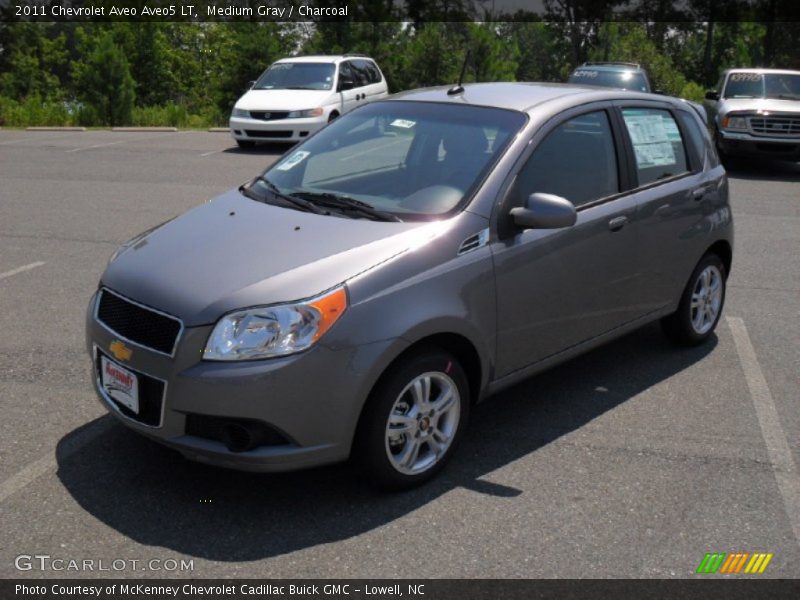 Medium Gray / Charcoal 2011 Chevrolet Aveo Aveo5 LT