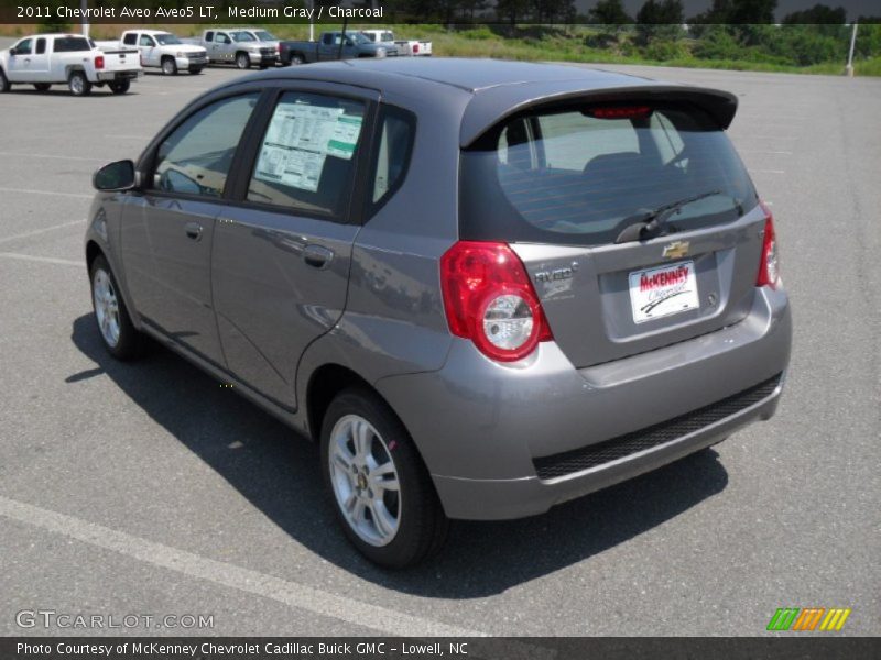 Medium Gray / Charcoal 2011 Chevrolet Aveo Aveo5 LT