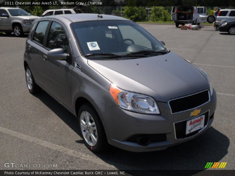 Medium Gray / Charcoal 2011 Chevrolet Aveo Aveo5 LT