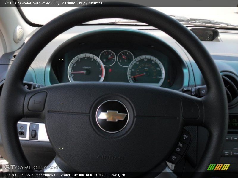 Medium Gray / Charcoal 2011 Chevrolet Aveo Aveo5 LT
