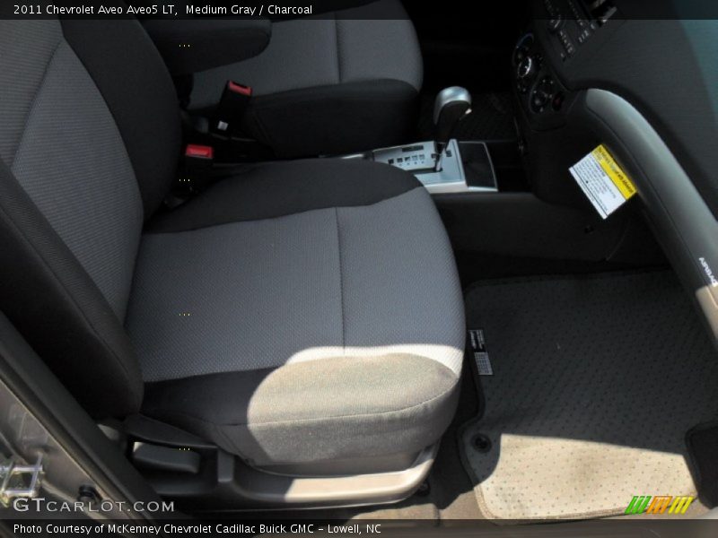 Medium Gray / Charcoal 2011 Chevrolet Aveo Aveo5 LT