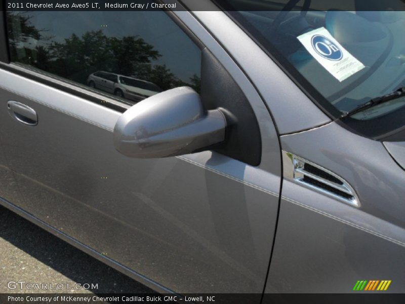Medium Gray / Charcoal 2011 Chevrolet Aveo Aveo5 LT