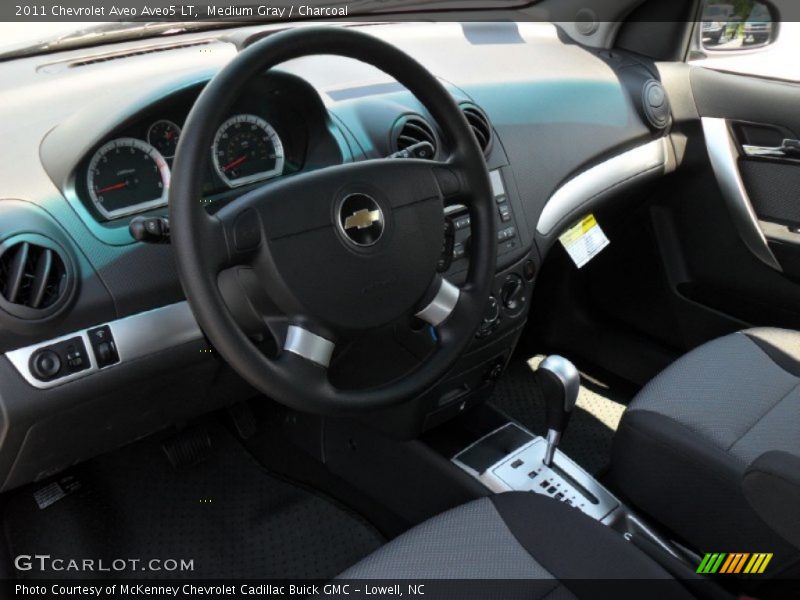 Medium Gray / Charcoal 2011 Chevrolet Aveo Aveo5 LT