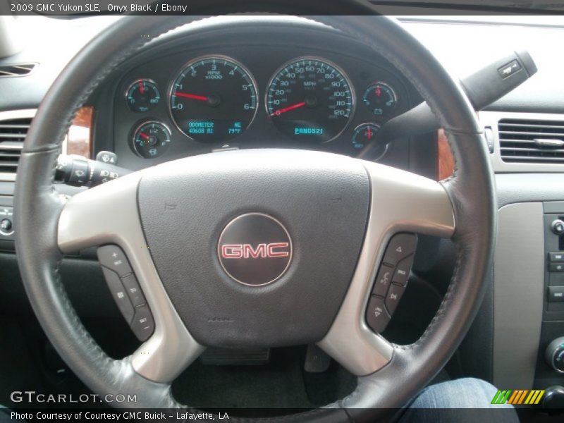 Onyx Black / Ebony 2009 GMC Yukon SLE