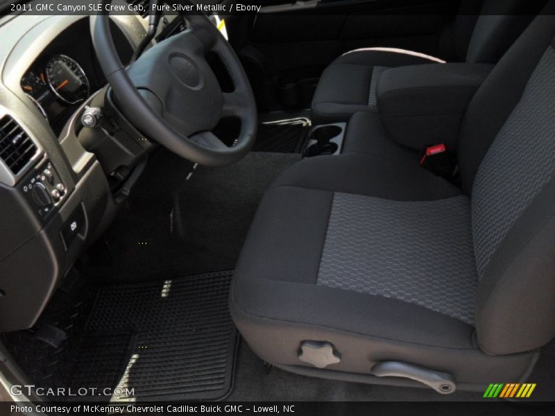 Pure Silver Metallic / Ebony 2011 GMC Canyon SLE Crew Cab