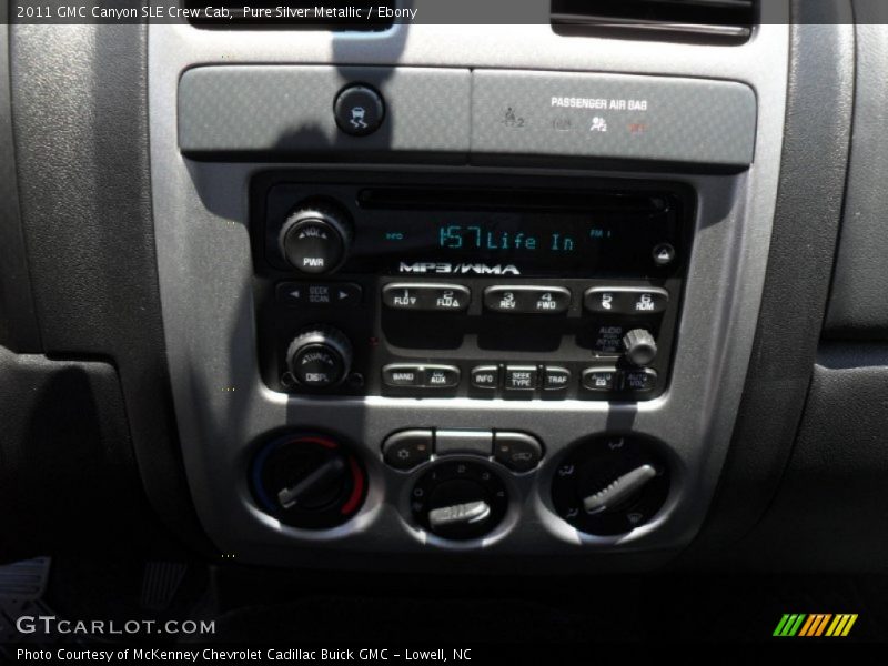 Pure Silver Metallic / Ebony 2011 GMC Canyon SLE Crew Cab