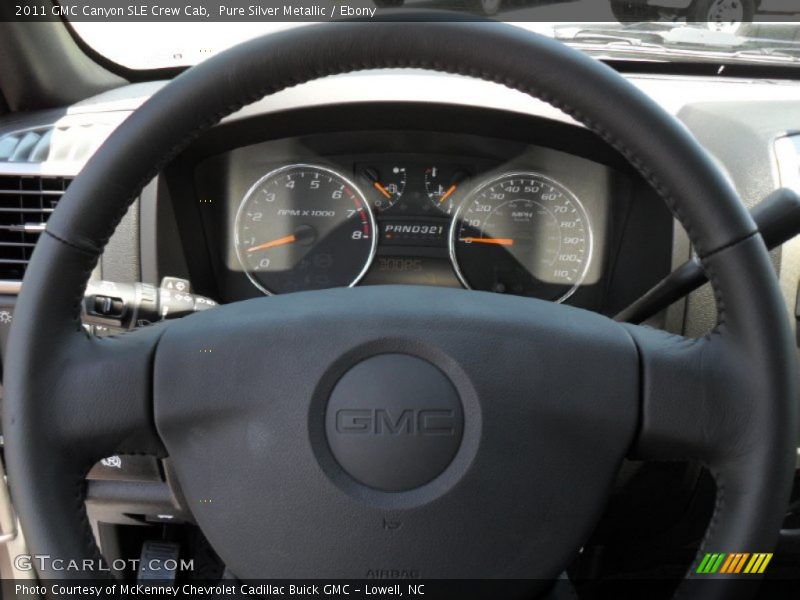 Pure Silver Metallic / Ebony 2011 GMC Canyon SLE Crew Cab