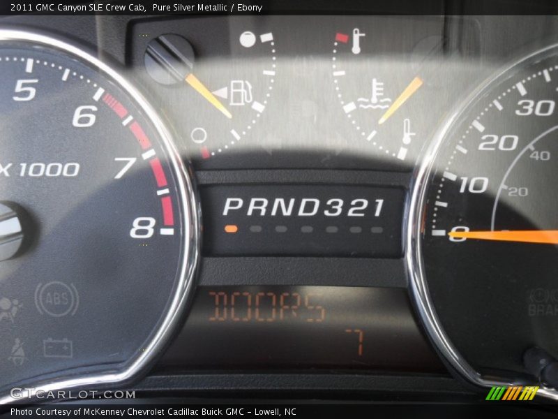 Pure Silver Metallic / Ebony 2011 GMC Canyon SLE Crew Cab