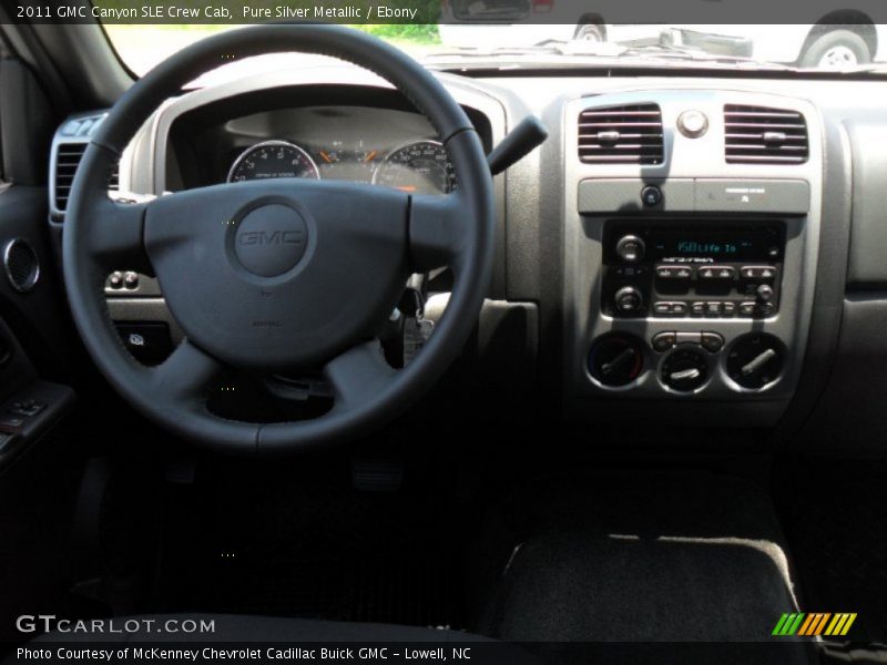 Pure Silver Metallic / Ebony 2011 GMC Canyon SLE Crew Cab