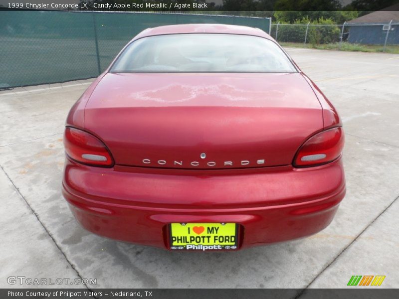 Candy Apple Red Metallic / Agate Black 1999 Chrysler Concorde LX