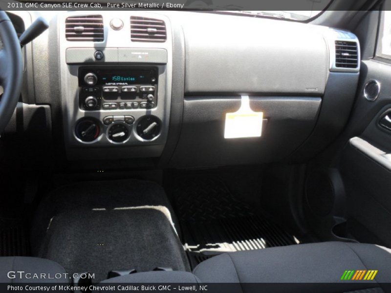 Pure Silver Metallic / Ebony 2011 GMC Canyon SLE Crew Cab