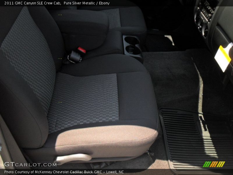 Pure Silver Metallic / Ebony 2011 GMC Canyon SLE Crew Cab