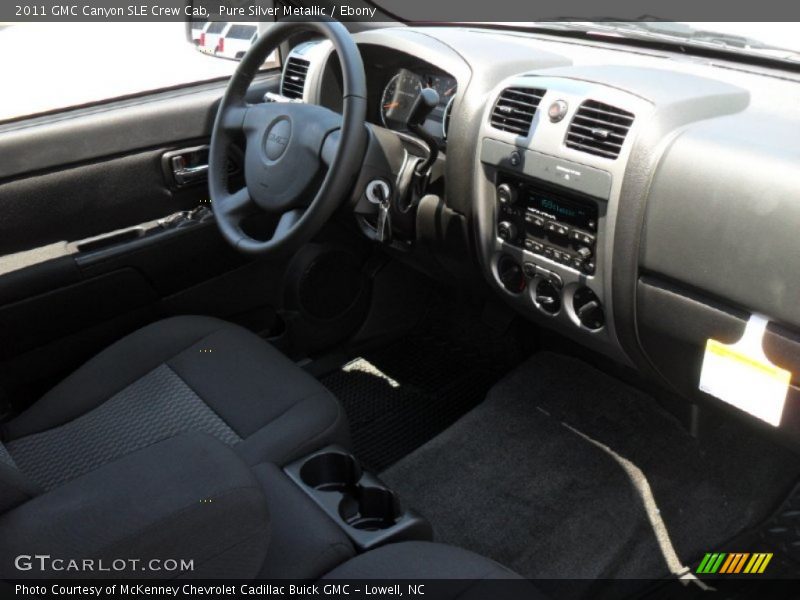 Pure Silver Metallic / Ebony 2011 GMC Canyon SLE Crew Cab