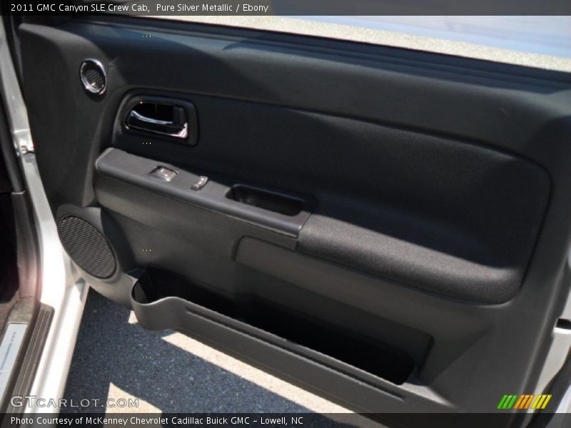Pure Silver Metallic / Ebony 2011 GMC Canyon SLE Crew Cab