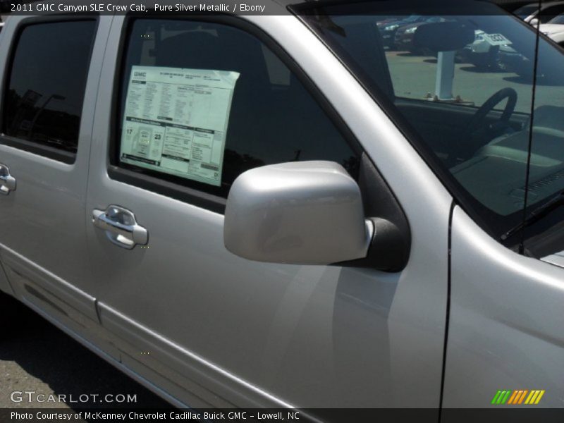 Pure Silver Metallic / Ebony 2011 GMC Canyon SLE Crew Cab