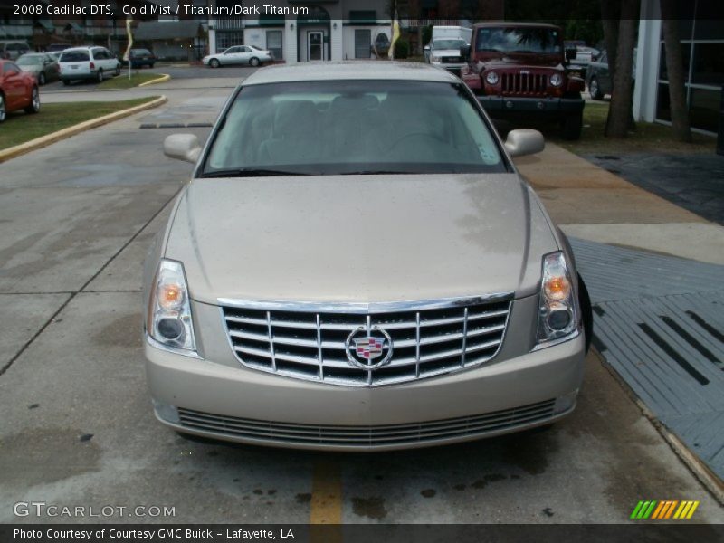 Gold Mist / Titanium/Dark Titanium 2008 Cadillac DTS