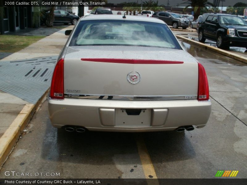 Gold Mist / Titanium/Dark Titanium 2008 Cadillac DTS