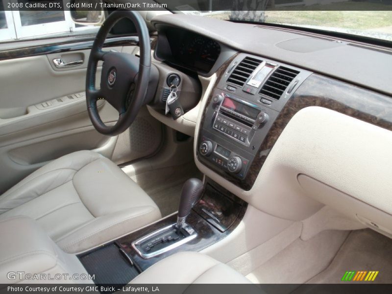 Gold Mist / Titanium/Dark Titanium 2008 Cadillac DTS