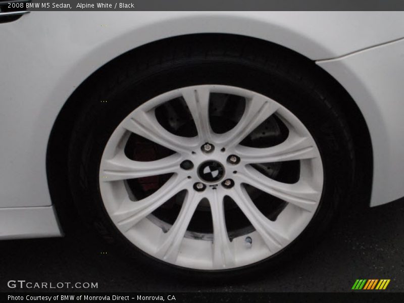 Alpine White / Black 2008 BMW M5 Sedan