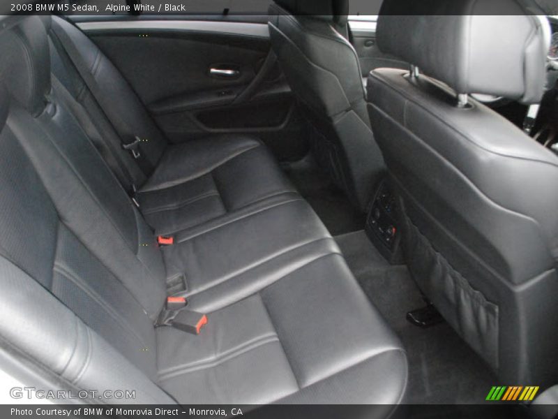 Alpine White / Black 2008 BMW M5 Sedan