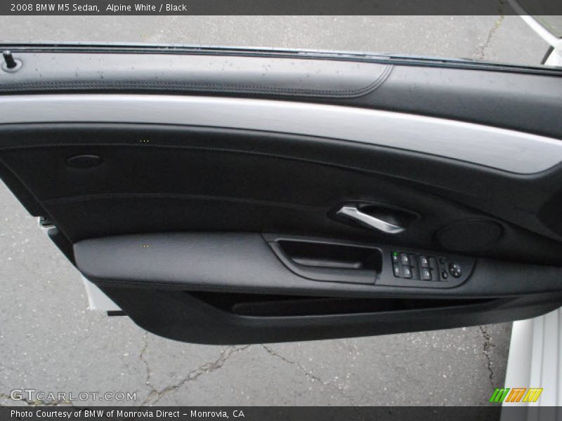 Alpine White / Black 2008 BMW M5 Sedan