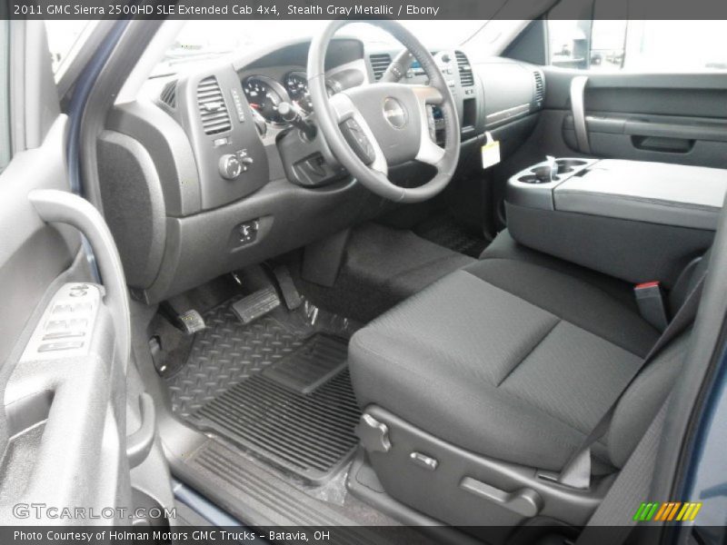  2011 Sierra 2500HD SLE Extended Cab 4x4 Ebony Interior