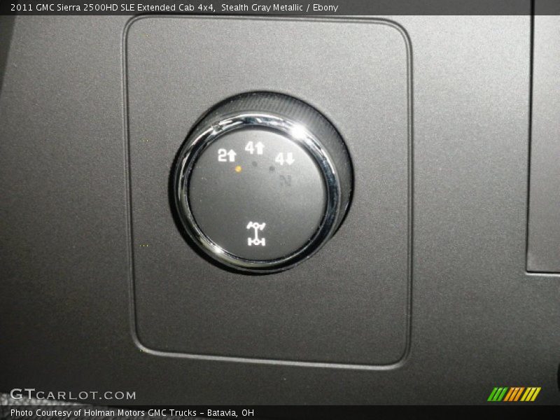 Stealth Gray Metallic / Ebony 2011 GMC Sierra 2500HD SLE Extended Cab 4x4
