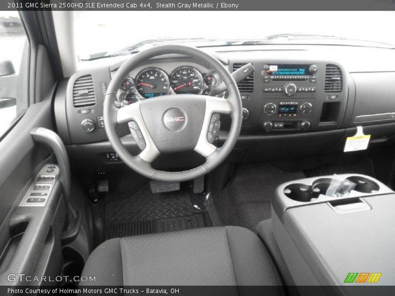 Dashboard of 2011 Sierra 2500HD SLE Extended Cab 4x4