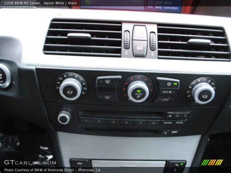 Alpine White / Black 2008 BMW M5 Sedan