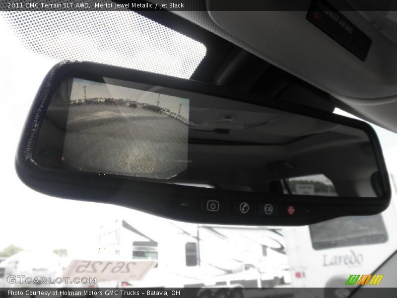 Merlot Jewel Metallic / Jet Black 2011 GMC Terrain SLT AWD