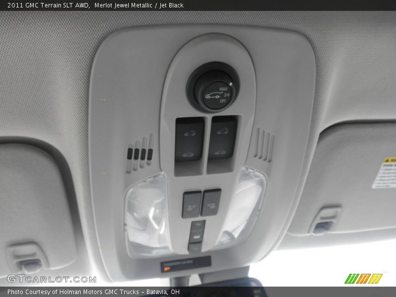 Merlot Jewel Metallic / Jet Black 2011 GMC Terrain SLT AWD