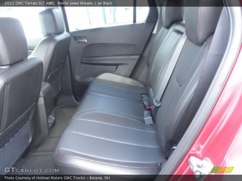 Merlot Jewel Metallic / Jet Black 2011 GMC Terrain SLT AWD