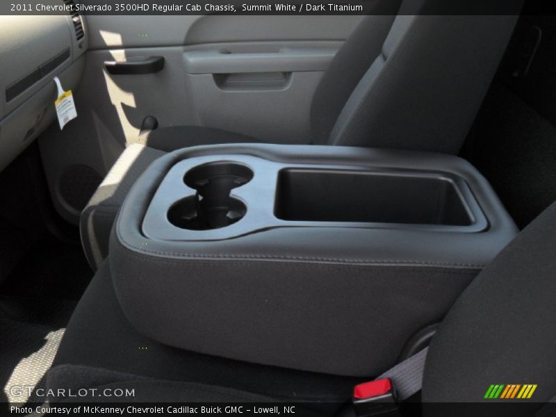 Summit White / Dark Titanium 2011 Chevrolet Silverado 3500HD Regular Cab Chassis