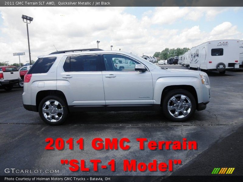 Quicksilver Metallic / Jet Black 2011 GMC Terrain SLT AWD