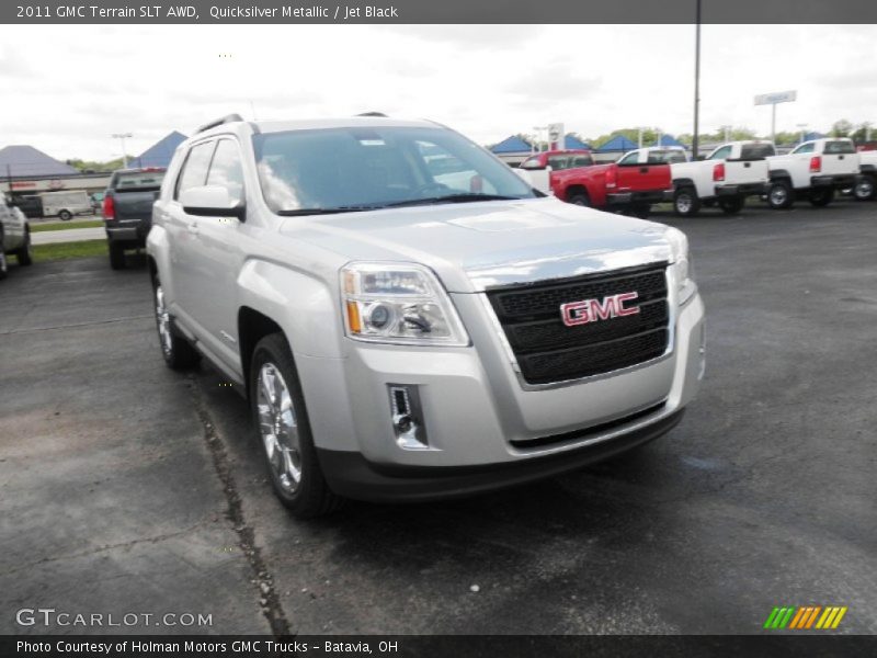 Quicksilver Metallic / Jet Black 2011 GMC Terrain SLT AWD